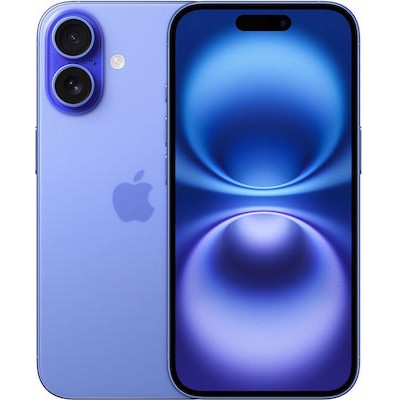 Apple iPhone 16 (8GB/128GB) Ultramarine Εκθεσιακό NEW Open Box (1 Year Warranty) 100% Battery